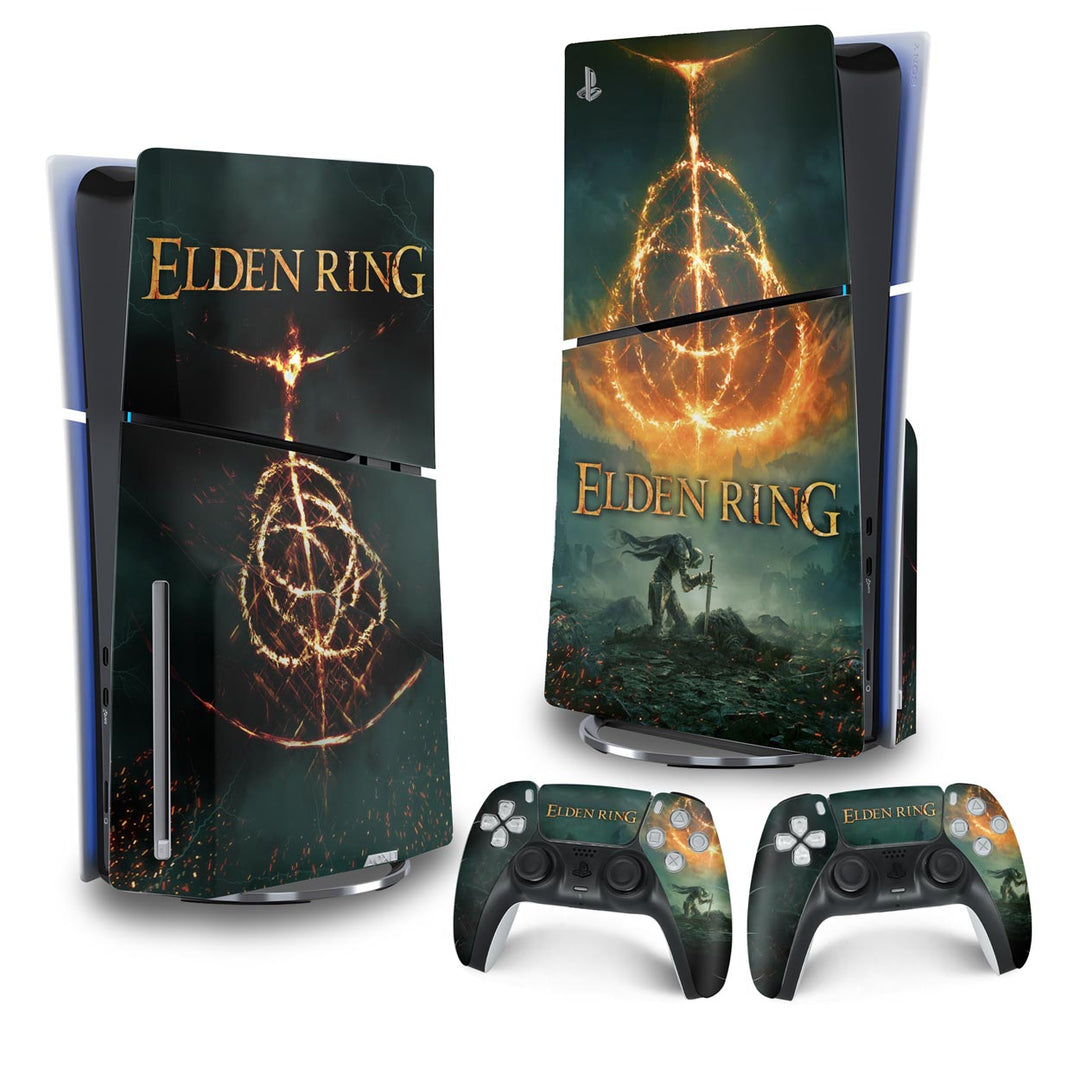 Skin Anti-Rage PS5 Slim Vertical - Elden Ring - Pop Arte Skins