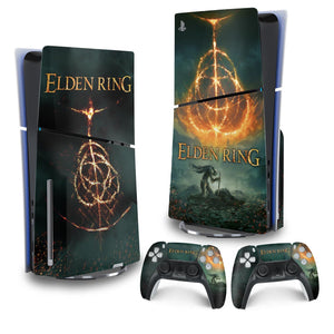 Skin Anti-Rage PS5 Slim Vertical - Elden Ring - Pop Arte Skins