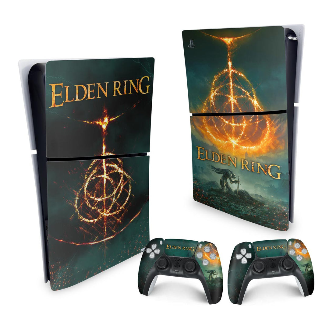 Skin Anti-Rage PS5 Slim Vertical - Elden Ring - Pop Arte Skins - foto 4