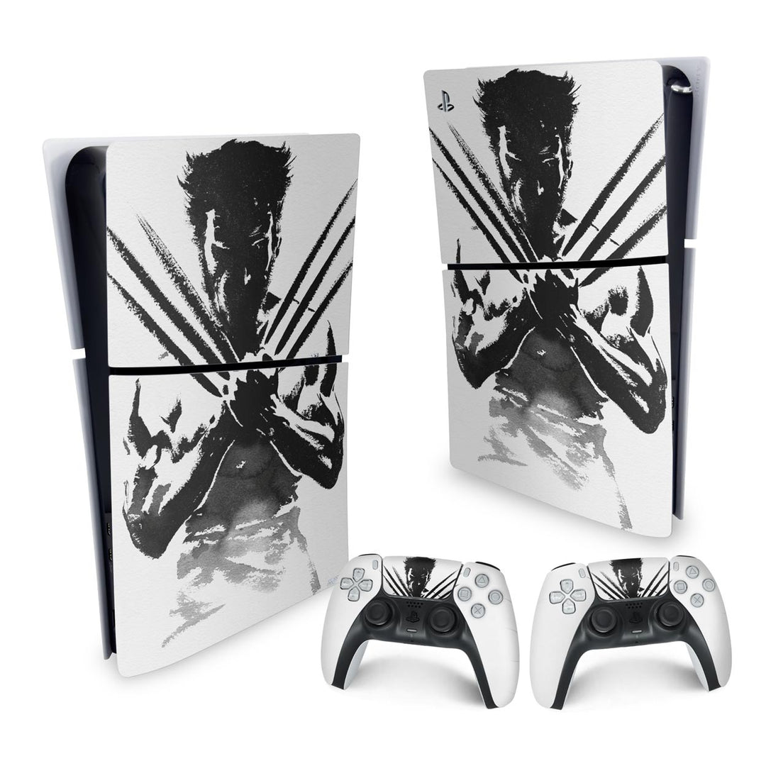 Skin Anti-Rage PS5 Slim Vertical - Wolverine X-men - Pop Arte Skins - foto 4