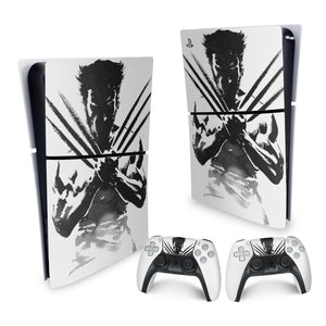 Skin Anti-Rage PS5 Slim Vertical - Wolverine X-men - Pop Arte Skins - foto 4