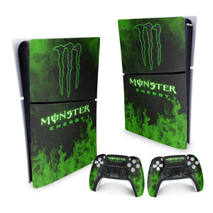 Skin Anti-Rage PS5 Slim Vertical - Monster Energy Drink - Pop Arte Skins - foto 4