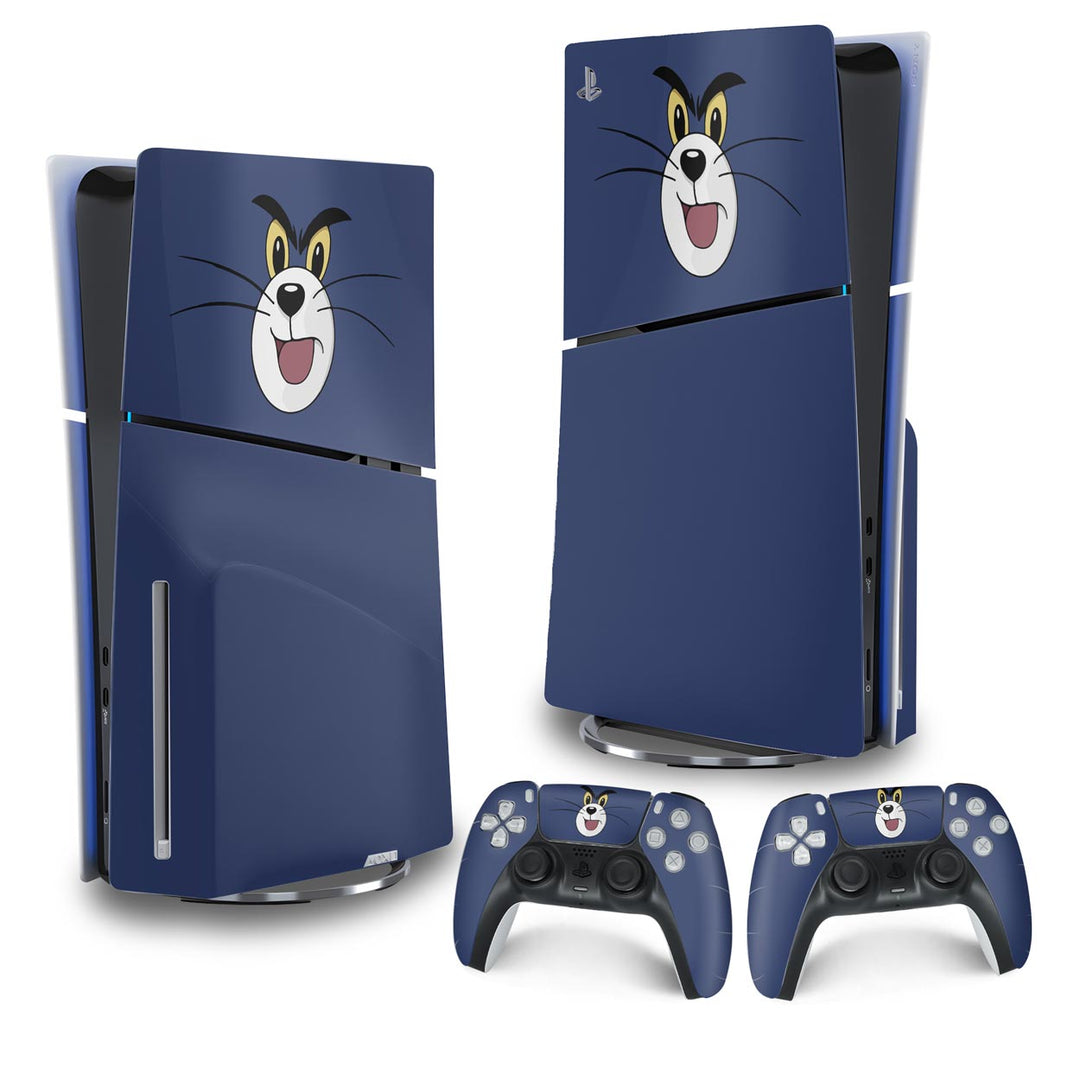 Skin Anti-Rage PS5 Slim Vertical - Tom - Pop Arte Skins
