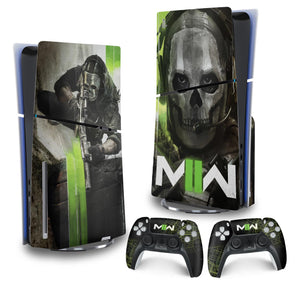 Skin Anti-Rage PS5 Slim Vertical - Call Of Duty Modern Warfare II - Pop Arte Skins