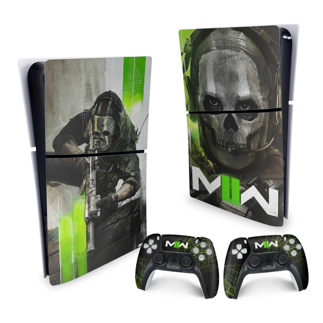 Skin Anti-Rage PS5 Slim Vertical - Call Of Duty Modern Warfare II - Pop Arte Skins - foto 4