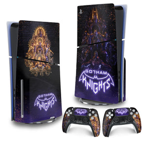 Skin Anti-Rage PS5 Slim Vertical - Gotham Knights - Pop Arte Skins