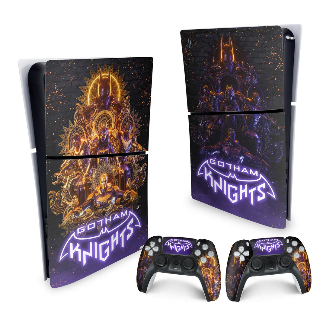 Skin Anti-Rage PS5 Slim Vertical - Gotham Knights - Pop Arte Skins - foto 4