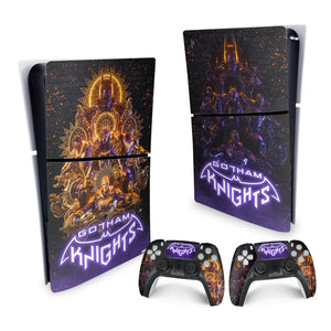 Skin Anti-Rage PS5 Slim Vertical - Gotham Knights - Pop Arte Skins - foto 4