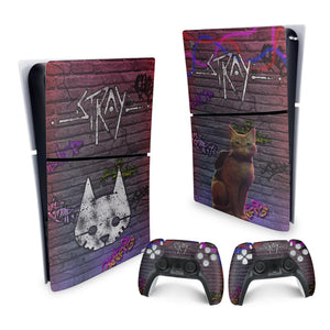 Skin Anti-Rage PS5 Slim Vertical - Stray - Pop Arte Skins - foto 4