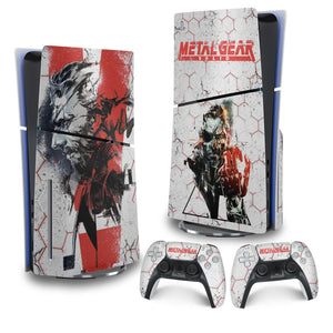 Skin Anti-Rage PS5 Slim Vertical - Metal Gear Solid - Pop Arte Skins