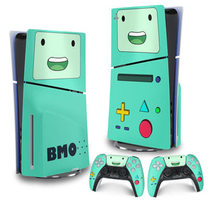 Skin Anti-Rage PS5 Slim Vertical - BMO Hora de Aventura - Pop Arte Skins