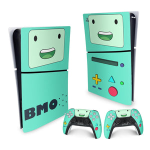 Skin Anti-Rage PS5 Slim Vertical - BMO Hora de Aventura - Pop Arte Skins - foto 4
