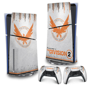 Skin Anti-Rage PS5 Slim Vertical - The Division 2 - Pop Arte Skins