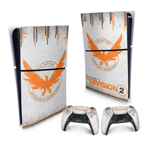 Skin Anti-Rage PS5 Slim Vertical - The Division 2 - Pop Arte Skins - foto 4