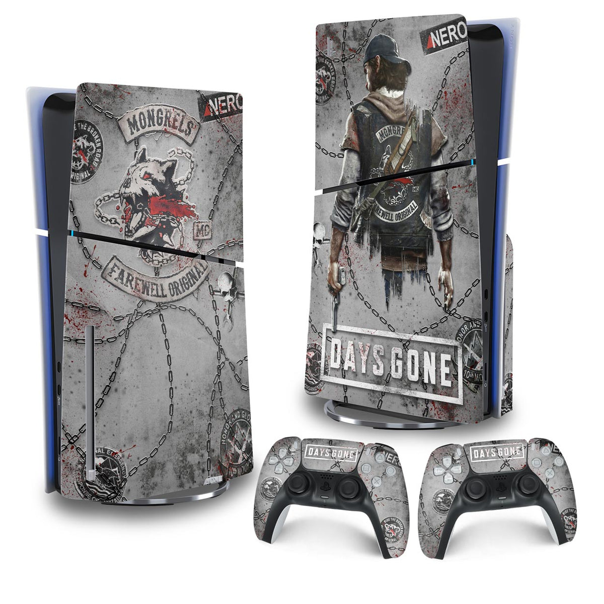 Skin Anti-Rage PS5 Slim Vertical - Days Gone