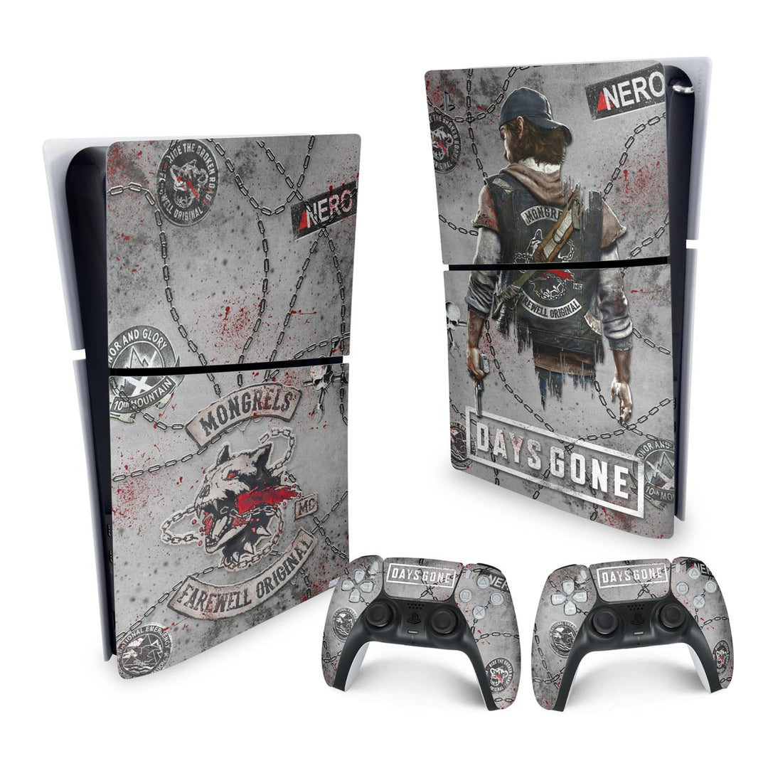 Skin Anti-Rage PS5 Slim Vertical - Days Gone - Pop Arte Skins - foto 4