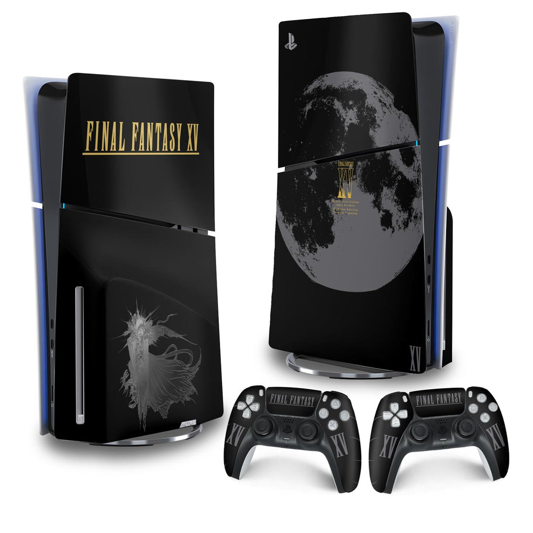 Skin Anti-Rage PS5 Slim Vertical - Final Fantasy XV Bundle - Pop Arte Skins