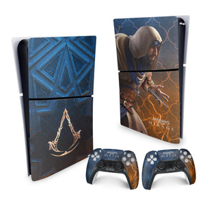 Skin Anti-Rage PS5 Slim Vertical - Assassin's Creed Mirage - Pop Arte Skins - foto 4