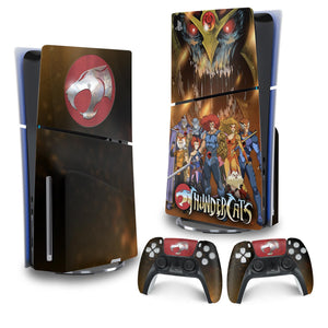 Skin Anti-Rage PS5 Slim Vertical - Thundercats - Pop Arte Skins