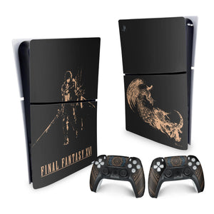 Skin Anti-Rage PS5 Slim Vertical - Final Fantasy XVI Edition - Pop Arte Skins - foto 4