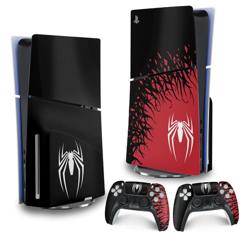 Skin Anti-Rage PS5 Slim Vertical - Spider-Man Homem Aranha 2 Edition