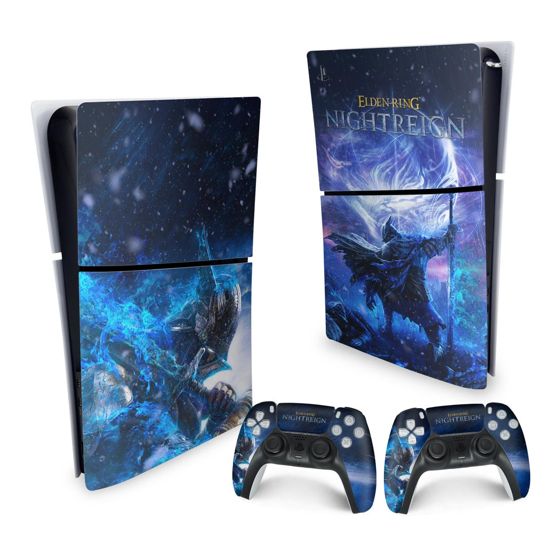 Skin Anti-Rage PS5 Slim Vertical - Elden Ring Nightreign - Pop Arte Skins - foto 4