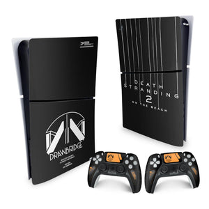 Skin Anti-Rage PS5 Slim Vertical - Death Stranding 2 - Pop Arte Skins - foto 4