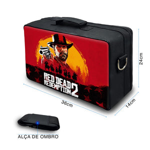 Bolsa PS5 Slim Mochila Transporte Playstation 5 Slim Bag - Red Dead Redemption 2 - Pop Arte Skins - foto 5