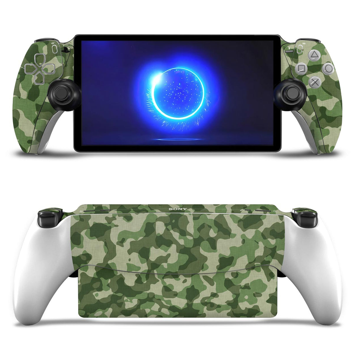 Skin Anti-Rage para Playstation Portal PS - Camuflado Verde