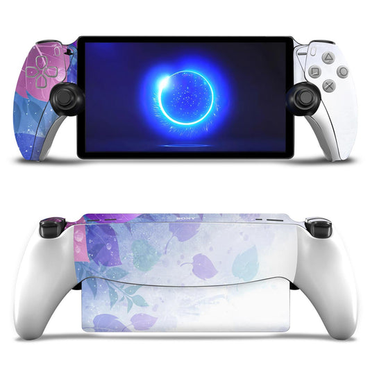 Skin Anti-Rage para Playstation Portal PS - Folhas Lilás