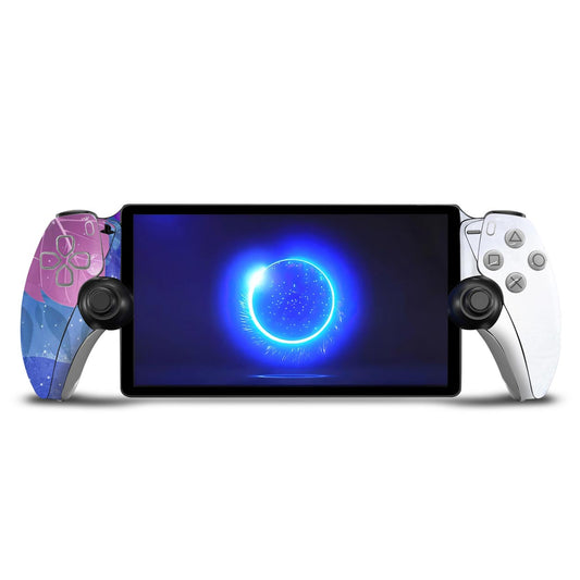 Skin Anti-Rage para Playstation Portal PS - Folhas Lilás