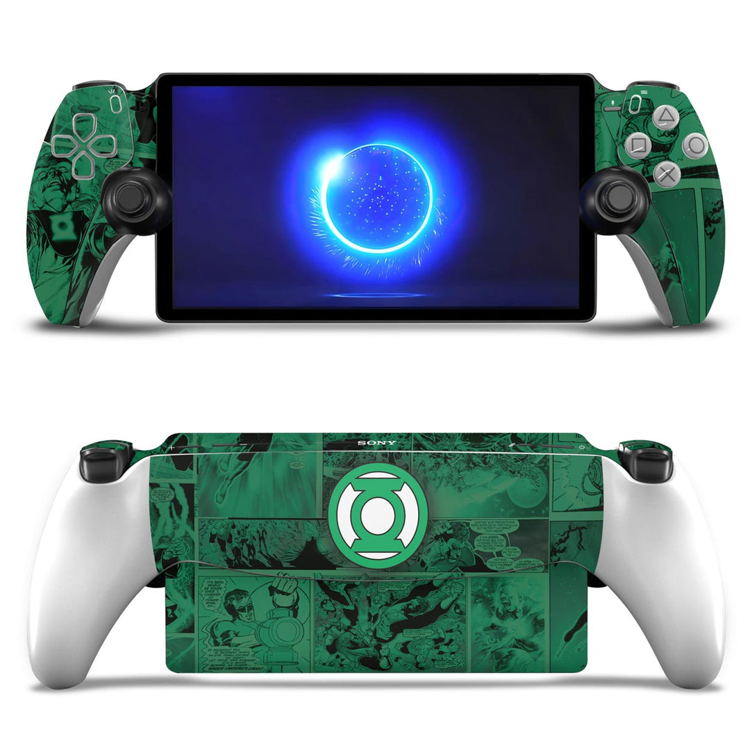 Skin Anti-Rage Playstation Portal PS - Lanterna Verde Comics