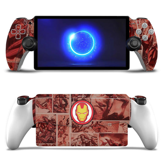 Skin Anti-Rage para Playstation Portal PS - Homem De Ferro Comics