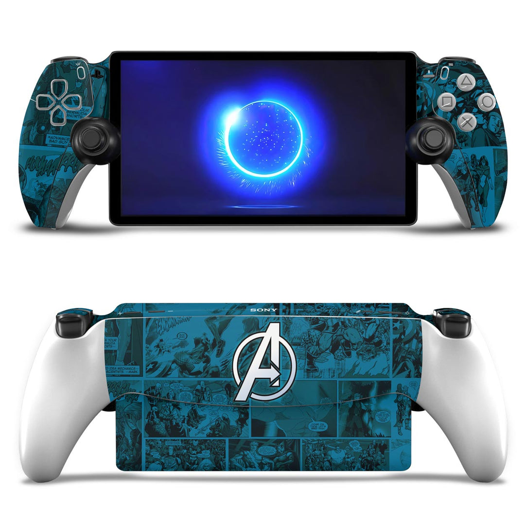 Skin Anti-Rage Playstation Portal PS - Avengers Vingadores Comics