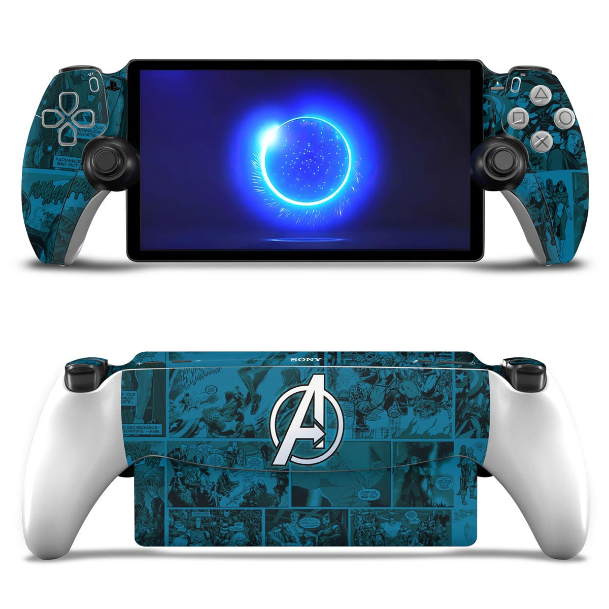 Skin Anti-Rage para Playstation Portal PS - Avengers Vingadores Comics