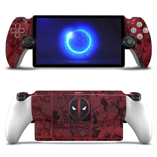 Skin Anti-Rage para Playstation Portal PS - Deadpool Comics