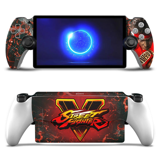 Skin Anti-Rage para Playstation Portal PS - Street Fighter V