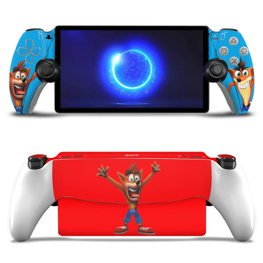 Skin Anti-Rage para Playstation Portal PS - Crash Bandicoot