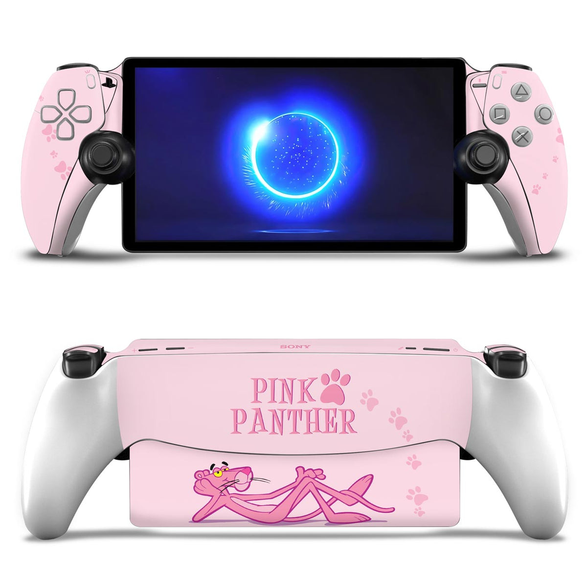Skin Anti-Rage para Playstation Portal PS - Pantera Cor de Rosa