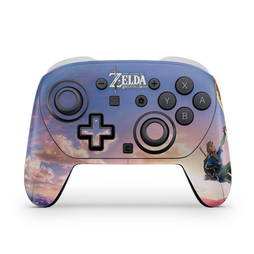 Skin Anti-Rage Nintendo Switch 2 Pro Controle - Zelda Breath Of The Wild