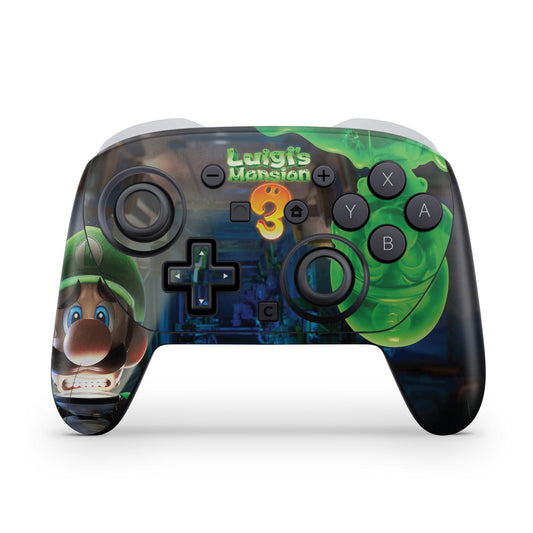 Nintendo Switch 2 Pro Controle Skin Anti-Rage - Luigi's Mansion 3
