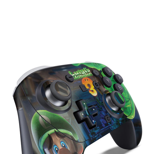 Nintendo Switch 2 Pro Controle Skin Anti-Rage - Luigi's Mansion 3