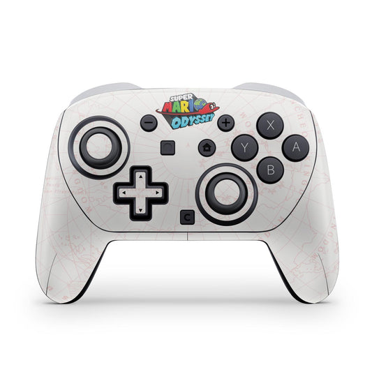 Nintendo Switch 2 Pro Controle Skin Anti-Rage - Super Mario Odyssey
