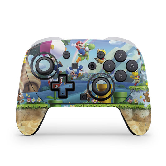 Nintendo Switch 2 Pro Controle Skin Anti-Rage - New Super Mario Bros. U