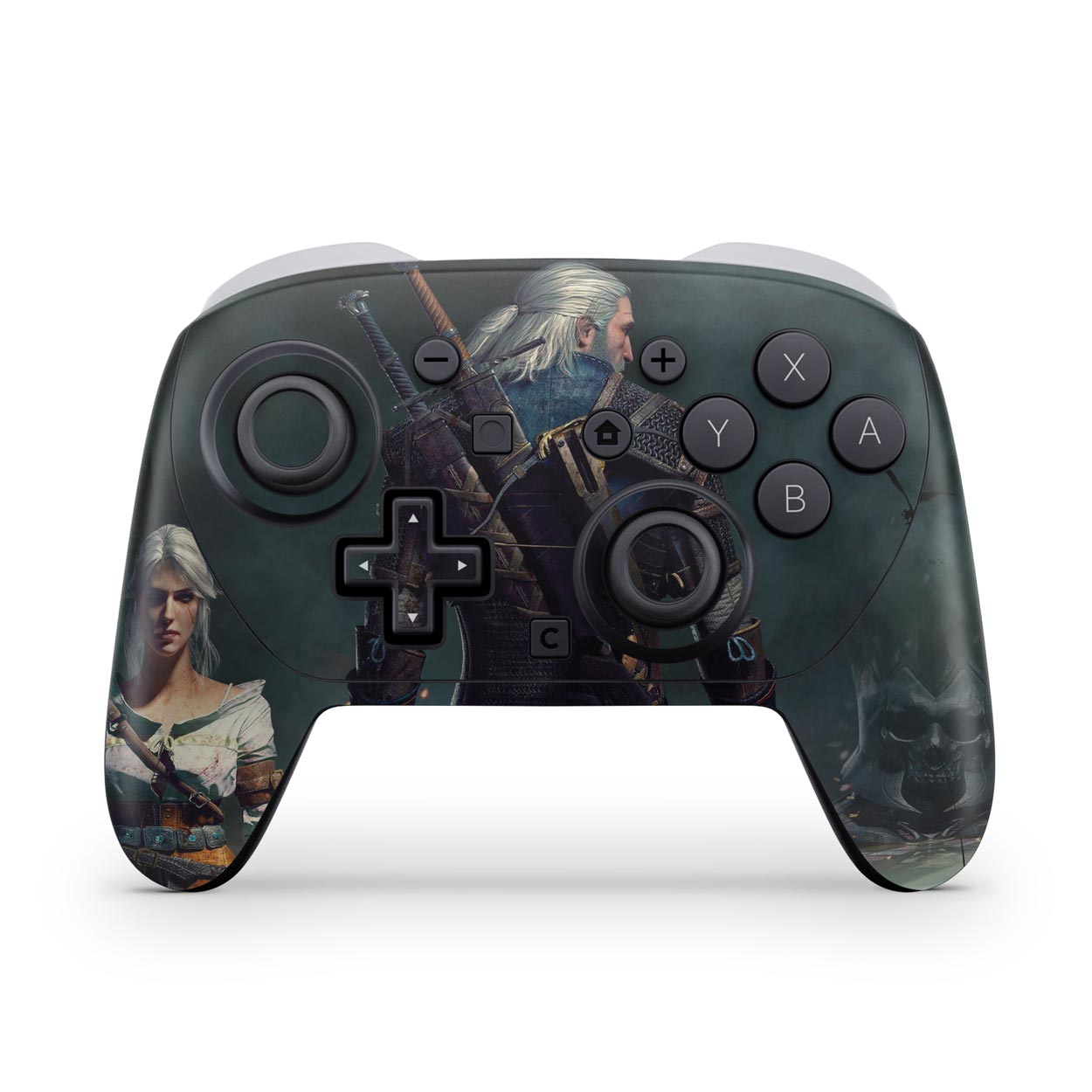Nintendo Switch 2 Pro Controle Skin Anti-Rage - The Witcher 3: Wild Hunt