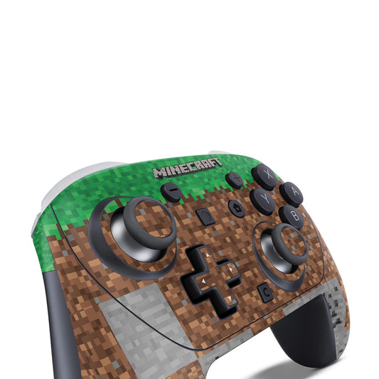 Nintendo Switch 2 Pro Controle Skin Anti-Rage - Minecraft