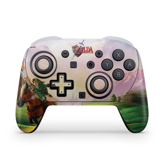 Nintendo Switch 2 Pro Controle Skin Anti-Rage - Zelda Ocarina Of Time