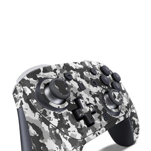 Skin Anti-Rage Nintendo Switch 2 Pro Controle - Camuflada Cinza - Pop Arte Skins - foto 2