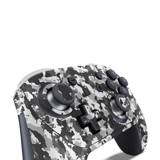 Nintendo Switch 2 Pro Controle Skin Anti-Rage - Camuflada Cinza