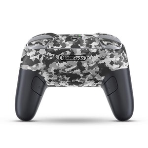 Skin Anti-Rage Nintendo Switch 2 Pro Controle - Camuflada Cinza - Pop Arte Skins - foto 5